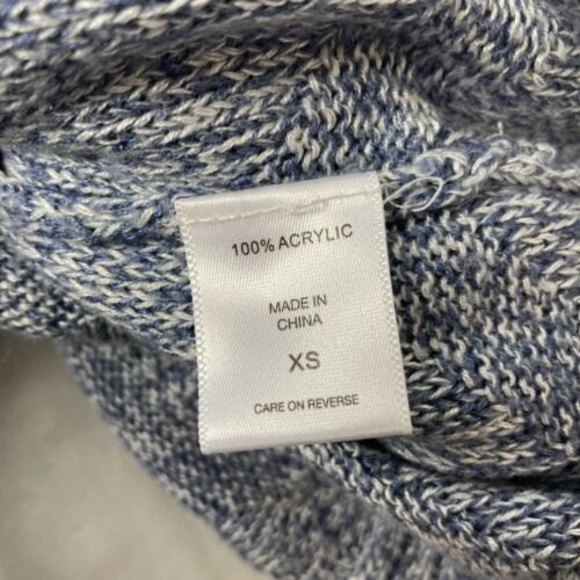 Soho New York & Company Jeans Blue and White Sweater Size X Small - Picture 7 of 7